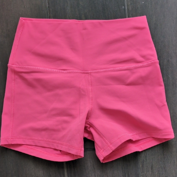 lululemon athletica High Waist Shorts in Pink - Picture 1 of 3